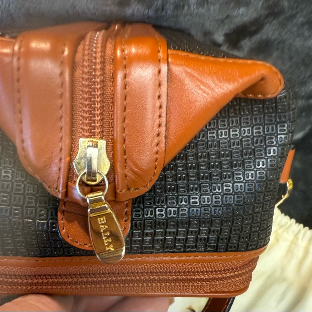 Bally Black and Brown Cross Body/Handle Bag - Picture 9 of 14